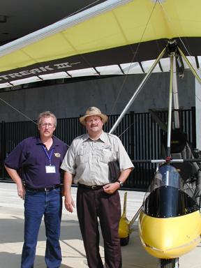 Dale Hooper (USUA) & Jim Stephenson (ASC), and An Airborne Trike